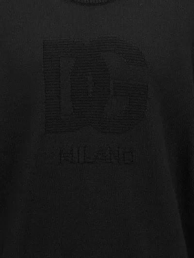 Dolce & Gabbana Regular Fit Wool T-shirt Size 50 It In Black
