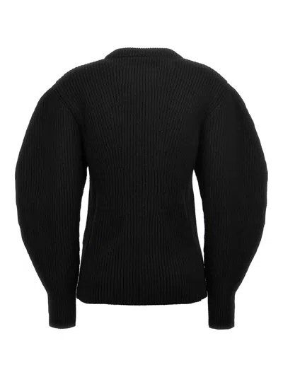 Jil Sander Ribbed Sweater Sweaters And Cardigans Black