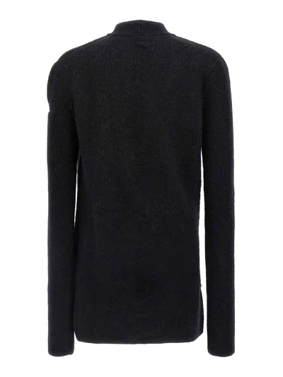 Rick Owens Subhuman Sweaters And Cardigans Black In Black