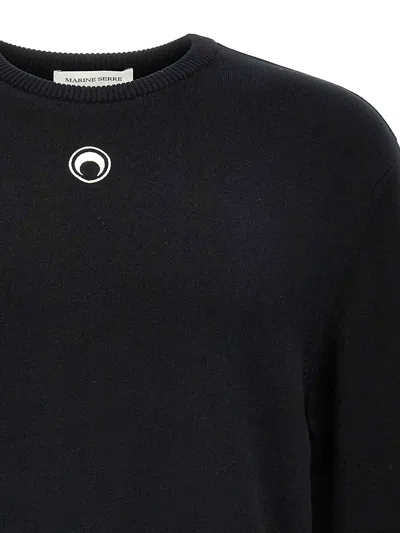 Marine Serre 'lune Logo' Crew Neck Sweater