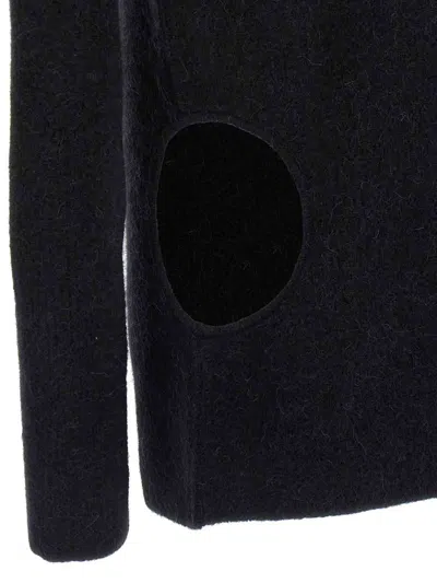 Rick Owens Subhuman Sweaters And Cardigans Black In Black