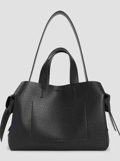 Acne Studios Textured Grained Leather Shoulder Bag