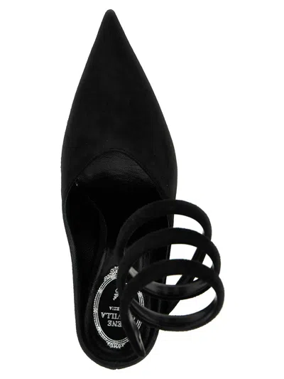 René Caovilla High Heel Shoes Rene Caovilla Woman Color Black In Black
