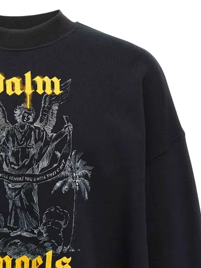 Palm Angels Logo Printed Crewneck Sweatshirt