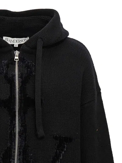 Jw Anderson Sweatshirt With Logo In Black