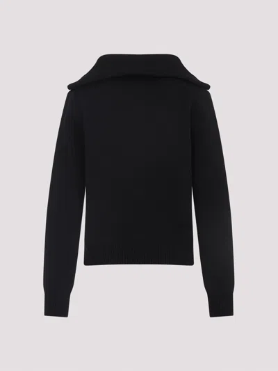 Bottega Veneta Wool Cardigan In Black
