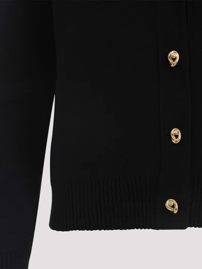 Bottega Veneta Wool Cardigan In Black