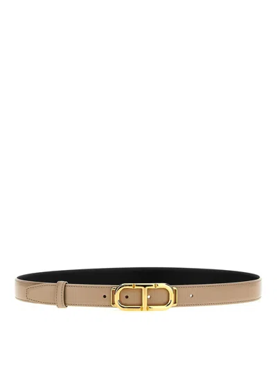 Tom Ford Palm Leather Belt In Brown