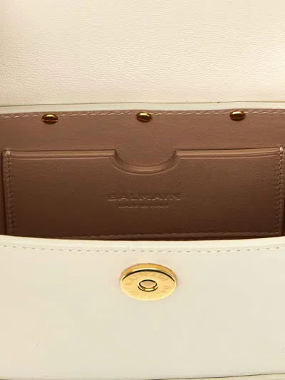Balmain B-buzz Dynasty Leather Shoulder Bag
