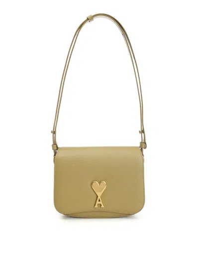 Ami Alexandre Mattiussi Ami Paris Ami De Coeur Logo Plaque Shoulder Bag