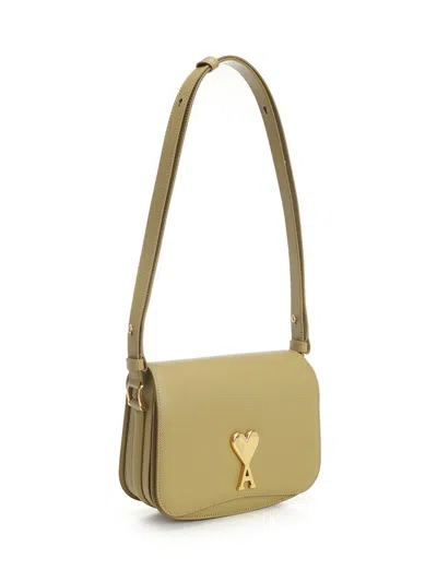 Ami Alexandre Mattiussi Ami Paris Ami De Coeur Logo Plaque Shoulder Bag