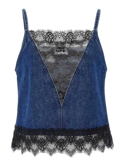 Off-white Lace 20s Slip Top