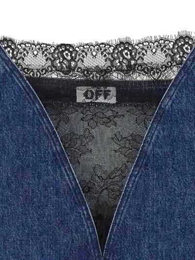 Off-white Lace 20s Slip Top