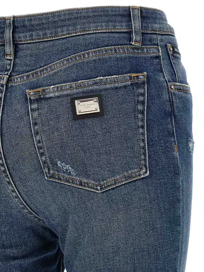 Dolce & Gabbana Slim-fit 5-pocket Jeans With High Waist