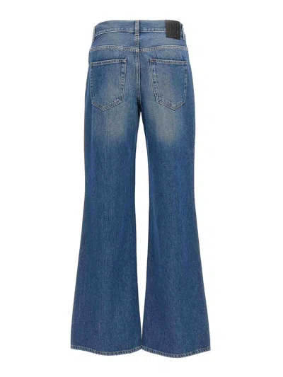Off-white Logo Embroidery Jeans
