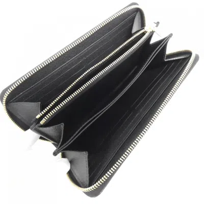 Pre-owned Louis Vuitton Blanc Coated Canvas Long Wallet (bi-fold) ()