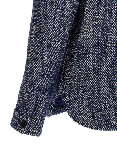 Etro Chevron Herringbone Wool Jacket Pockets