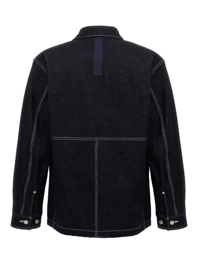 Junya Watanabe Carhartt Jacket With Collared Design And Multiple Pockets In Blue