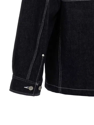 Junya Watanabe Carhartt Jacket With Collared Design And Multiple Pockets In Blue