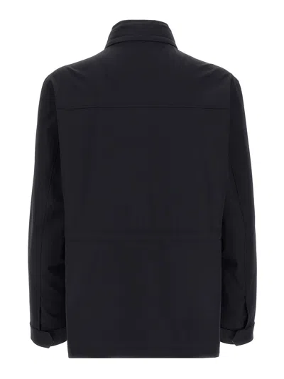 Pal Zileri Utility Jacket With Front Pockets And High Collar