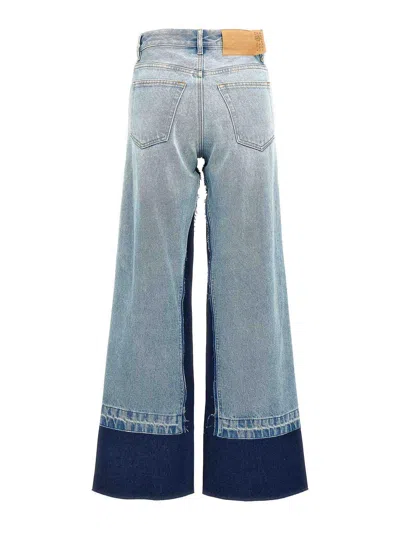 Mm6 Maison Margiela Mm6 By Maison Margiela Contrast Insert Jeans
