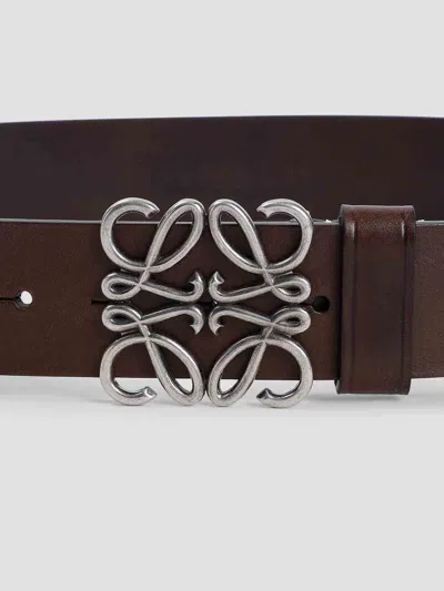 Loewe Chunky Anagram Adjustable Calf Skin Belt