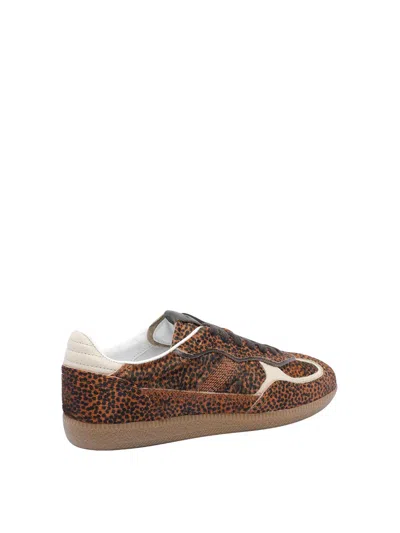 Alohas Womens Tb.490 Leopard-print Leather Low-top Trainers Soft Ta