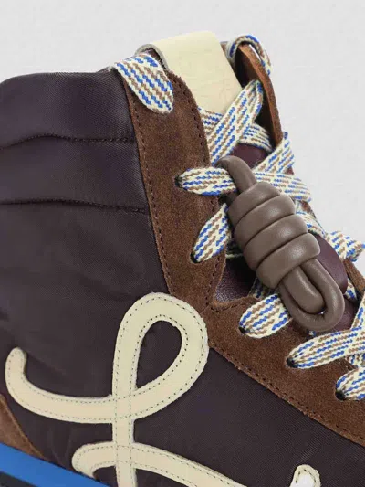 Loewe Ballet Runner 2.0 High-top Sneakers In Brown
