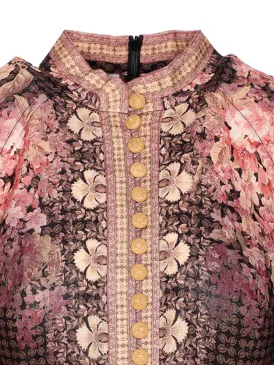 Zimmermann Illuminate Buttoned Midi Dress