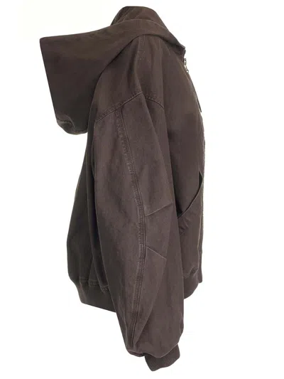 Attico Cotton Gabardine Bomber Jacket