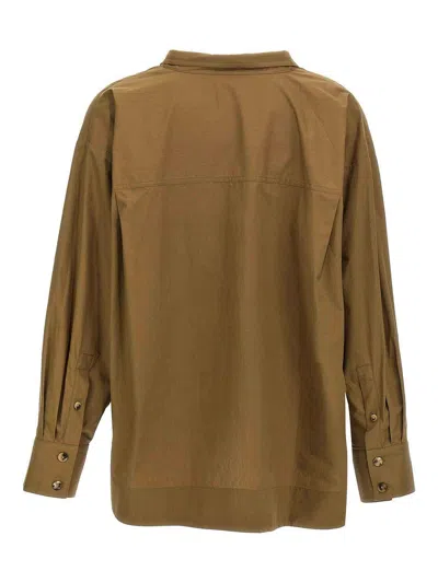 Khaite Tito Blouse In Brown