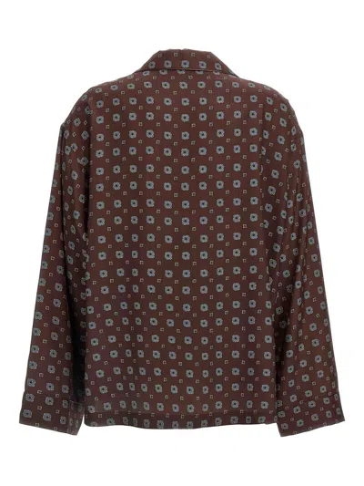 Moschino Couture Printed Silk Shirt