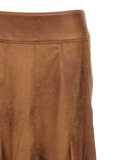 Isabel Marant "genevi" Skirt In Brown