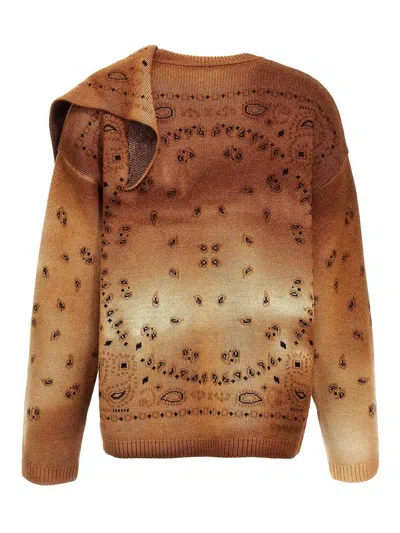 Alanui Hues Of The Desert Sweater In Brown
