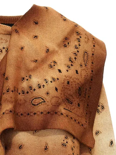 Alanui Hues Of The Desert Sweater In Brown