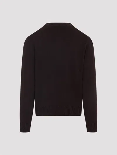 Tom Ford Men's Luxurious Wool And Silk Sweater In Burgundy
