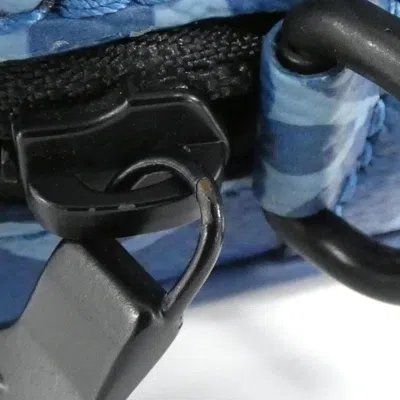 Pre-owned Louis Vuitton Blue Coated Canvas Shoulder Bag ()