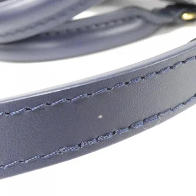 Pre-owned Louis Vuitton Blue Cotton Shoulder Bag ()