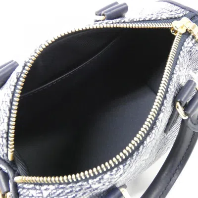 Pre-owned Louis Vuitton Blue Cotton Shoulder Bag ()