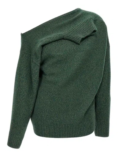 Victoria Beckham Cut-out Back Detail Knit Turtleneck