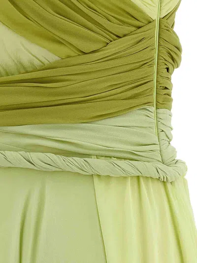 Giambattista Valli One-shoulder Silk Maxi Dress With Torch Detail