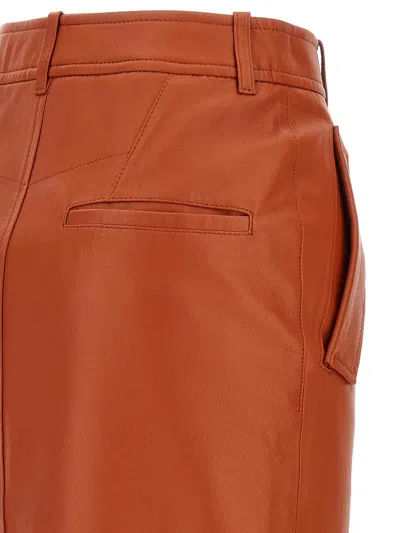 Zimmermann Illustration Midi Skirt In Orange