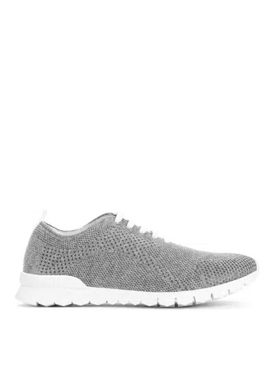 Kiton Fits Low-top Sneakers In Knitted Cashmere