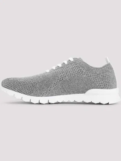 Kiton Fits Low-top Sneakers In Knitted Cashmere