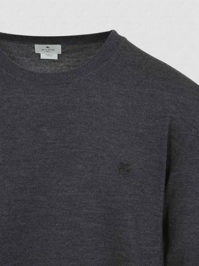 Etro Pegaso-embroidered Wool Sweater