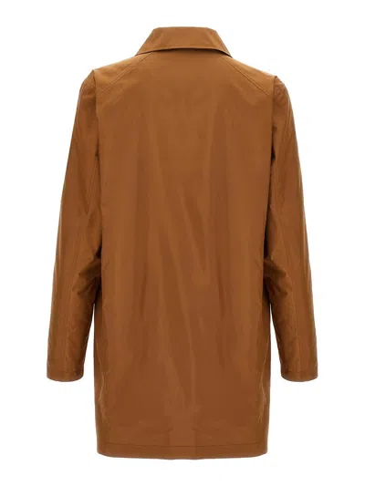 Pal Zileri Reversible Car Coat Front Pockets Long Sleeves