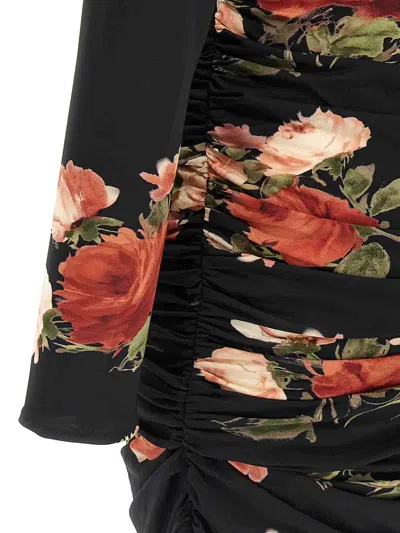 Magda Butrym '24' Draped Floral Mini Dress