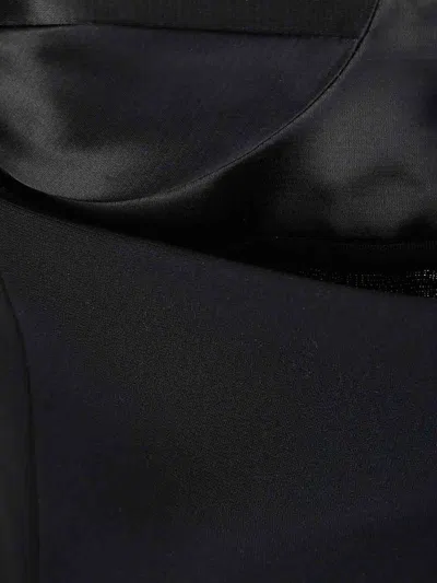 Khaite Sleeveless Top With Glossy Satin Bustier Lining