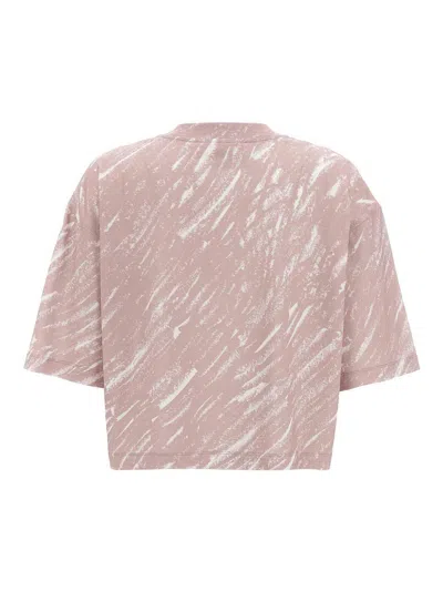 Marni Logo Print Cropped T-shirt