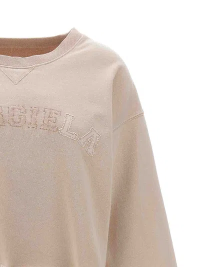 Maison Margiela Women Logo Embroidery Sweatshirt